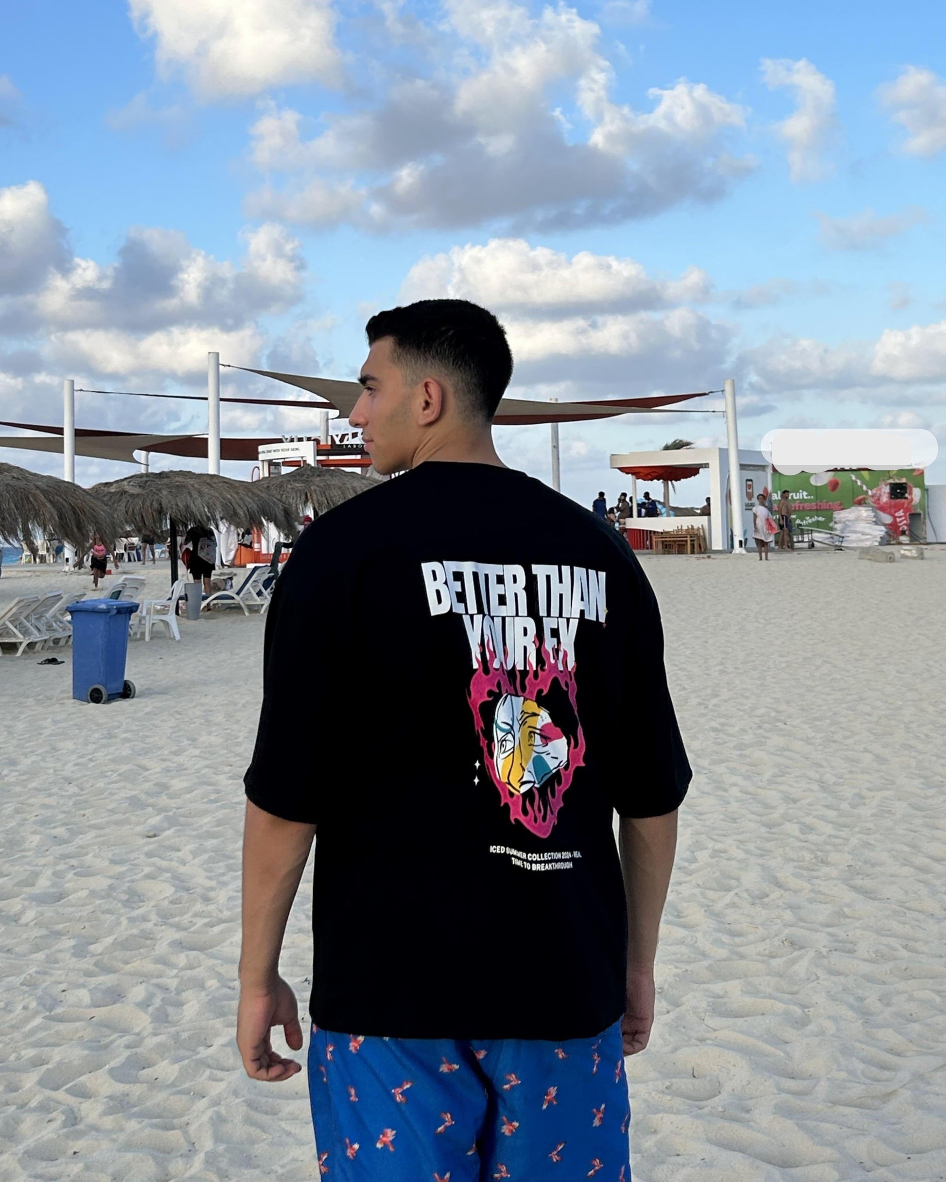 BETTER THAN YOUR EX oversized t-shirt