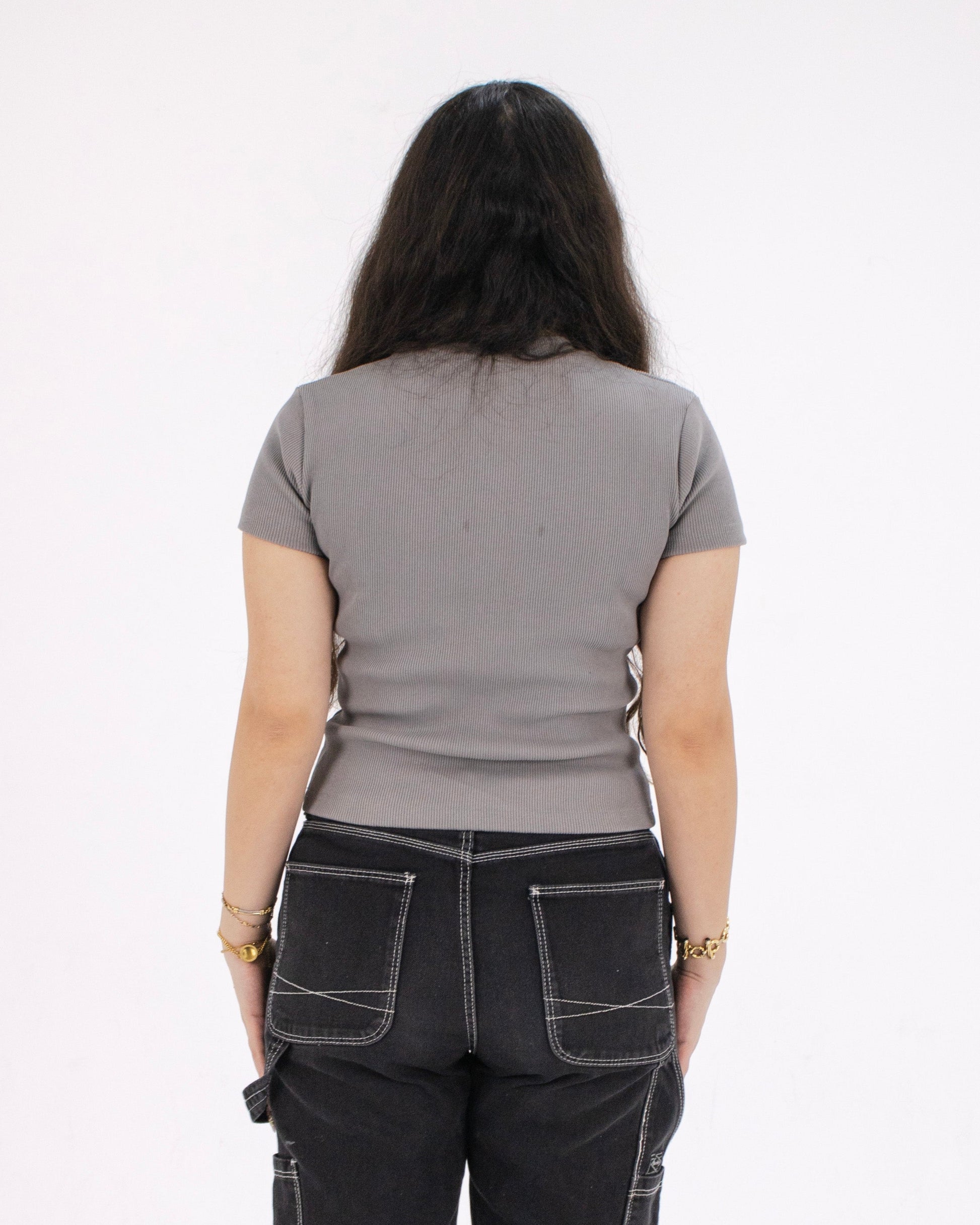 HERS basic short sleeved in grey