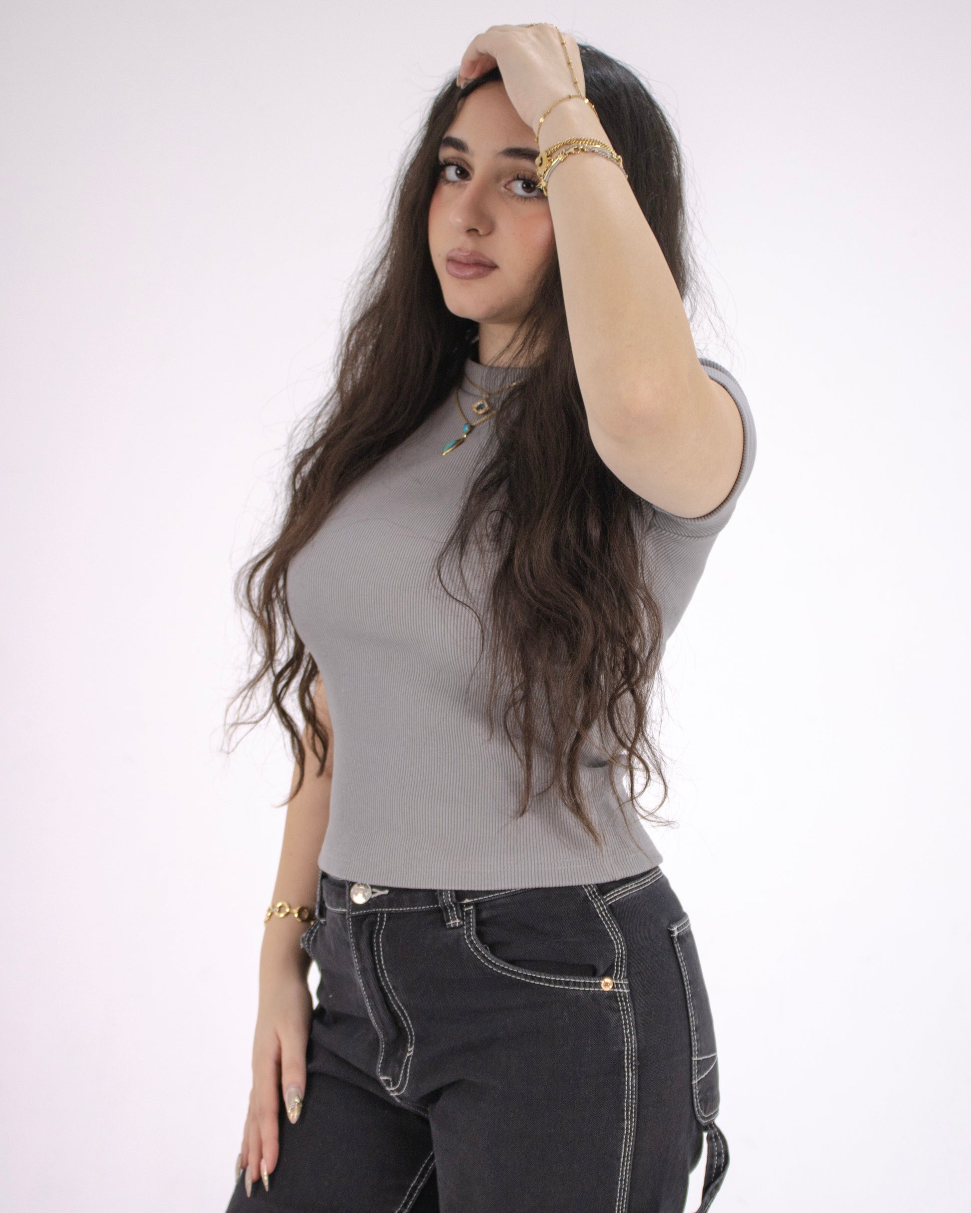 HERS basic short sleeved in grey